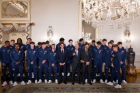 Seleção de sub-17 condecorada com a Ordem do Mérito pelo Presidente da República