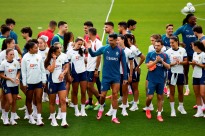 Segundo treino de Portugal para o Mundial2026 com o apoio da seleção feminina