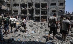 Ataques israelitas fazem quase 80 mortos na Faixa de Gaza