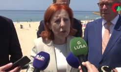 LusaVídeo: Ministra do Ambiente anuncia inspeção ao acesso às praias na costa de Grândola (editado)