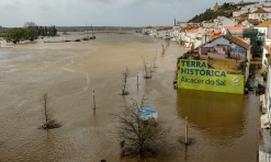 Mau tempo: Cheias em Alcácer do Sal