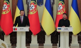 Zelensky quer Portugal a participar na reconstrução da Ucrânia e diz que ambos são parte da “Europa Unida”