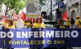 Sindicato dos Enfermeiros anuncia adesão de 75,3% à greve geral