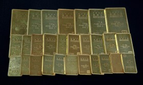 Preço do ouro desce mais de 9% para 4.868 dólares e afasta-se de máximos