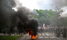 Agricultores polacos protestam em Varsóvia contra Pacto Verde da UE