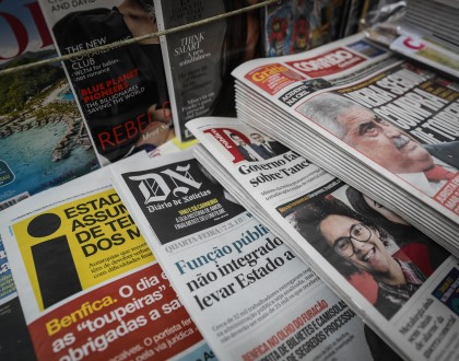 Confiança em notícias em Portugal cai 10 pontos em 10 anos