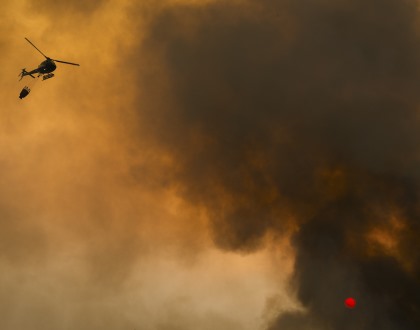 Fogo em Abrantes mobiliza 190 operacionais e sete meios aéreos