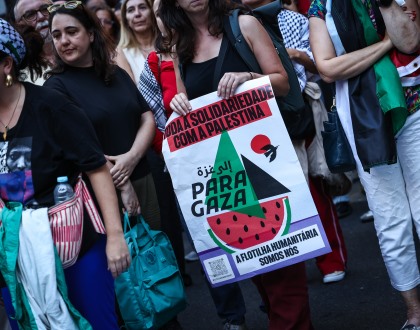 Manifestantes pró-Palestina dispersaram sem incidentes