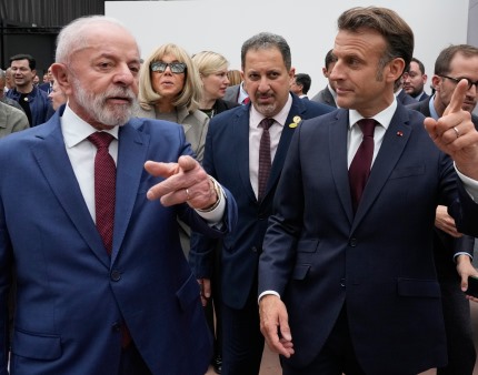 Macron convida Lula da Silva para cimeira do G7 em França