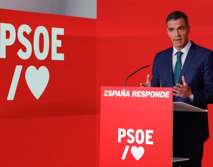 Sánchez garante que PSOE é "organização limpa" e desafia oposição para moção de censura