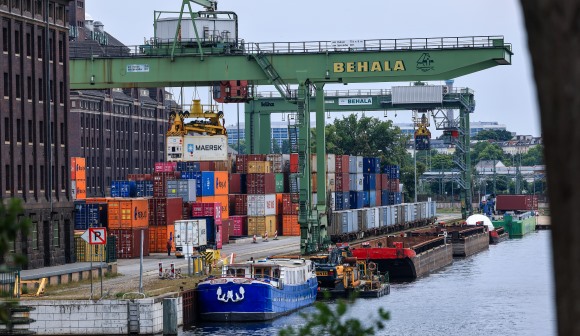Economia alemã contrai-se 0,1% no 2.º trimestre