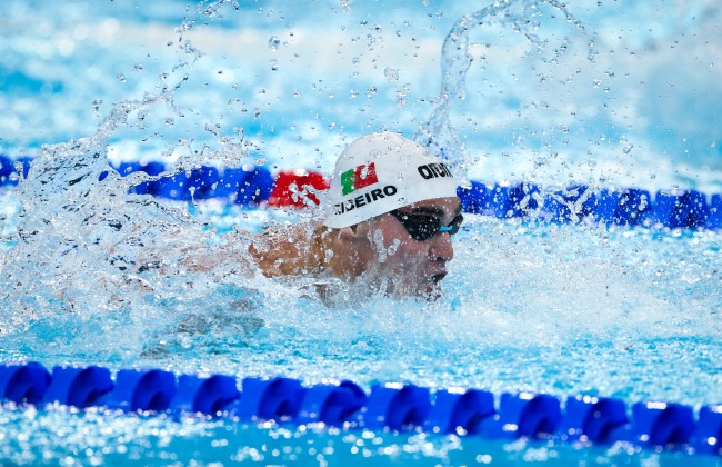 Diogo Ribeiro com recorde nos 50 metros livres, Ana Pinho Rodrigues em 50 bruços