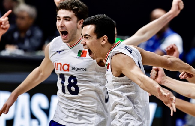 Portugal estreia-se com vitória diante de Cuba no Mundial de voleibol