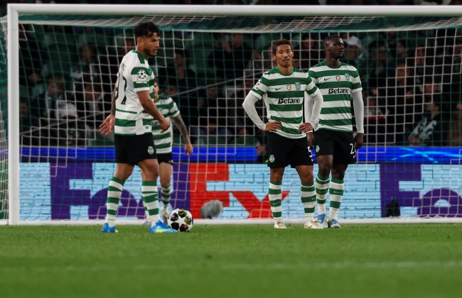 Sporting perde com Arsenal e fica mais longe das meias-finais da Liga dos Campeões