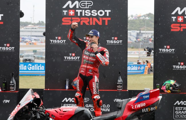 Marc Márquez vence corrida sprint de MotoGP em Jerez marcada pela chuva